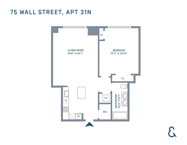 $999,996 | 75 Wall Street, Unit 31N | Financial District