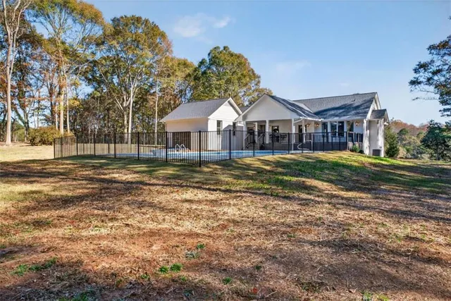 a view of a house with a porch