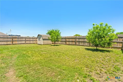 a view of outdoor space with garden