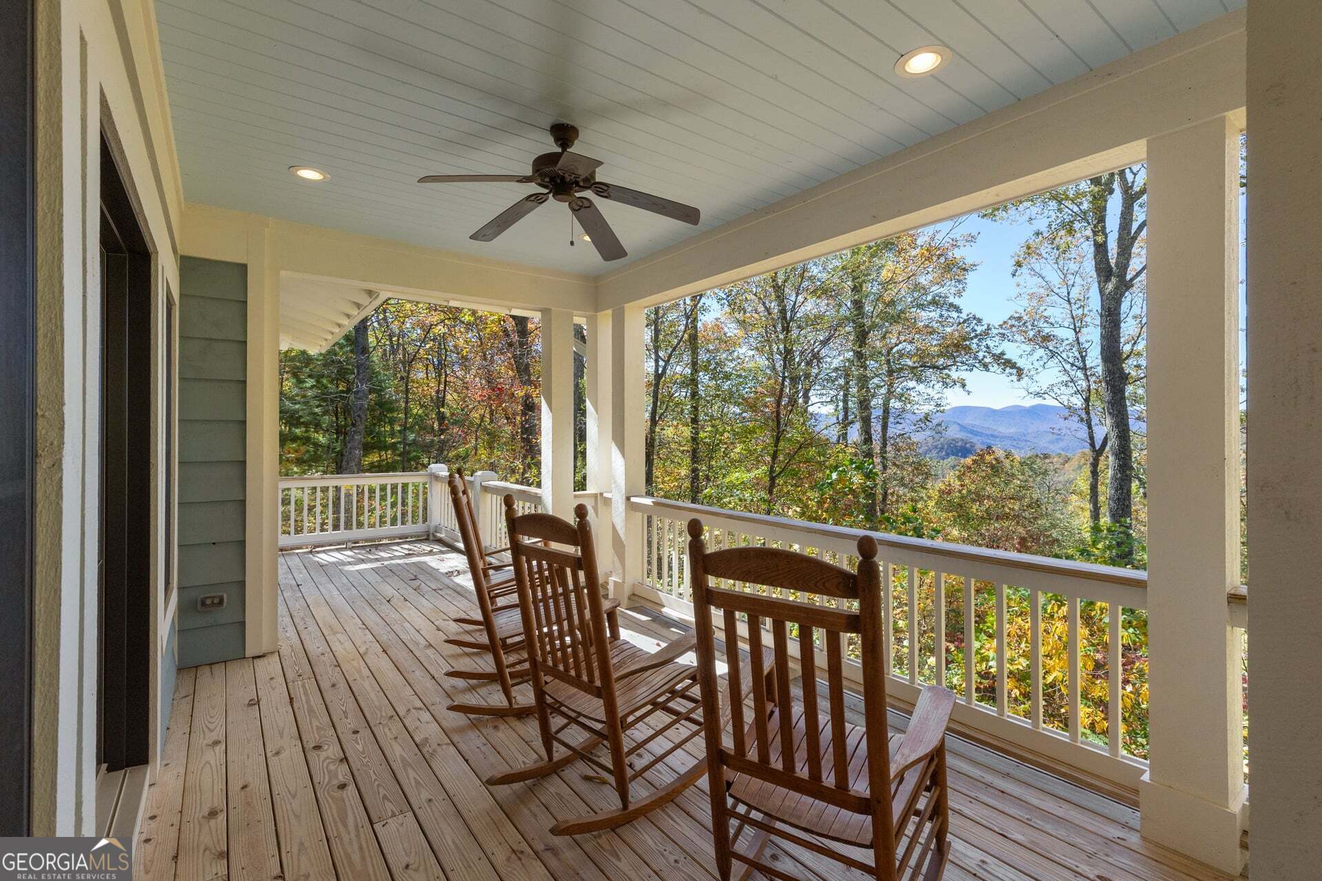2473 Highland Gap Road Scaly Mountain, NC 28775 - Photo 2 of 93 a view of a dining room with furniture window and outside view