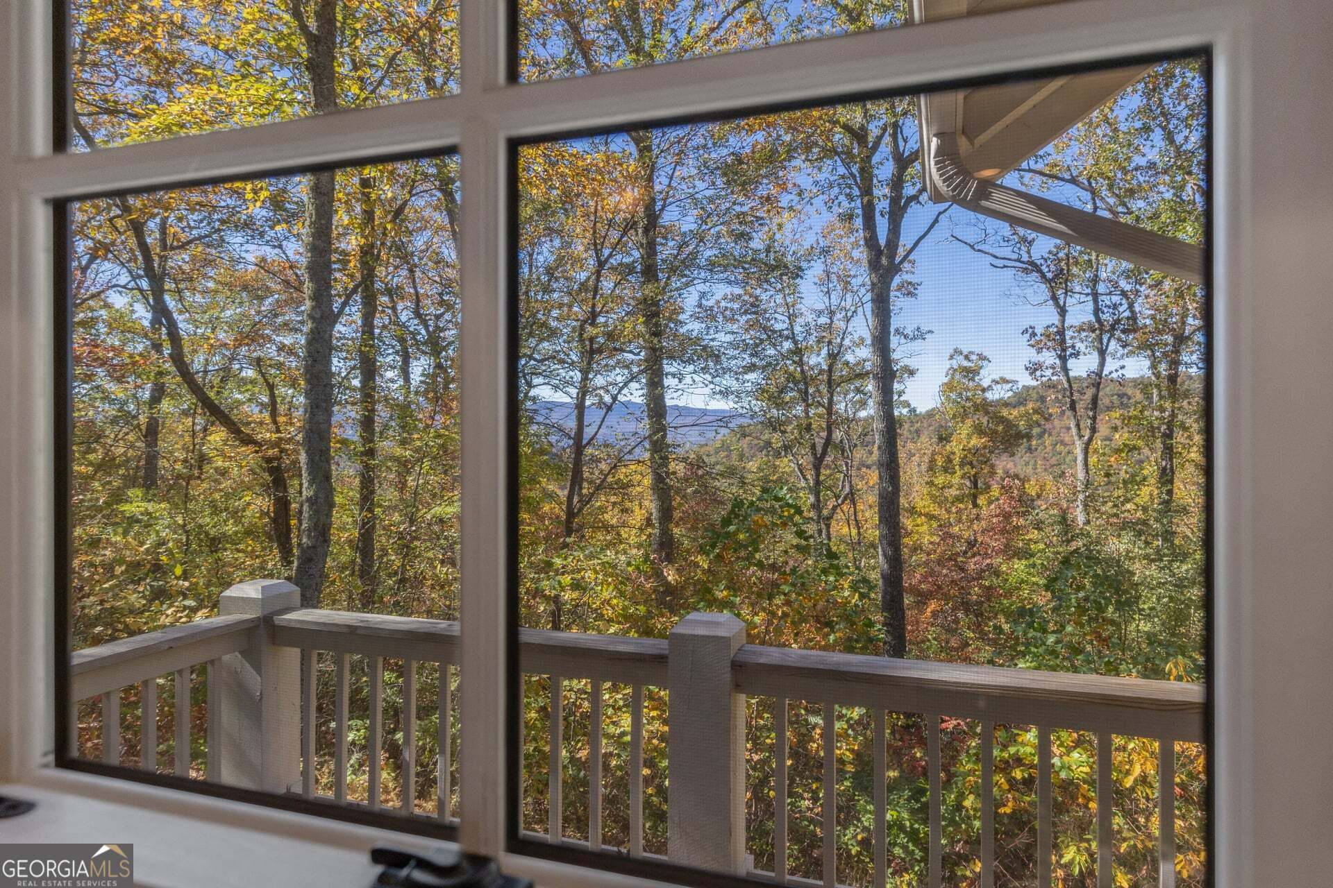 2473 Highland Gap Road Scaly Mountain, NC 28775 - Photo 49 of 93 a view of a glass door with a from a window