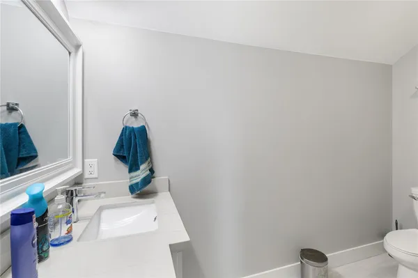 a bathroom with a sink and a toilet