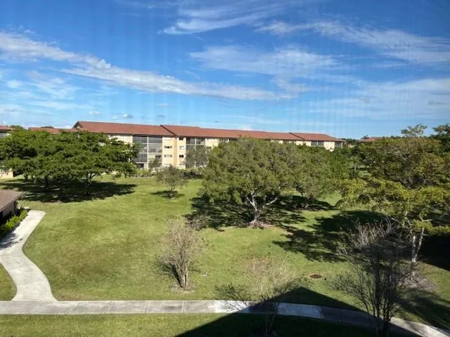 a view of a lake from a balcony