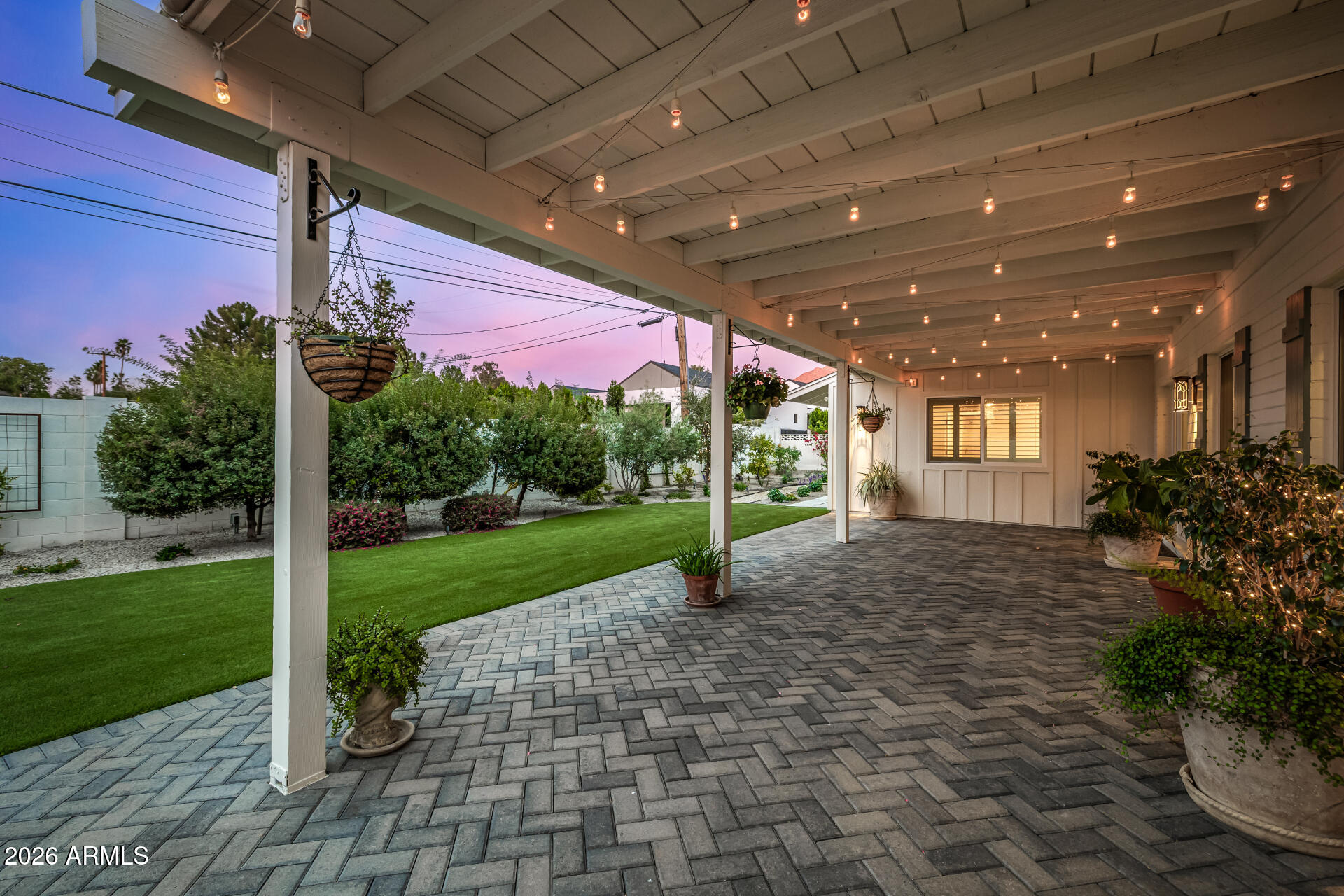 4010 East Coolidge Street Phoenix, AZ 85018 - Photo 58 of 82 a view of a porch with a backyard