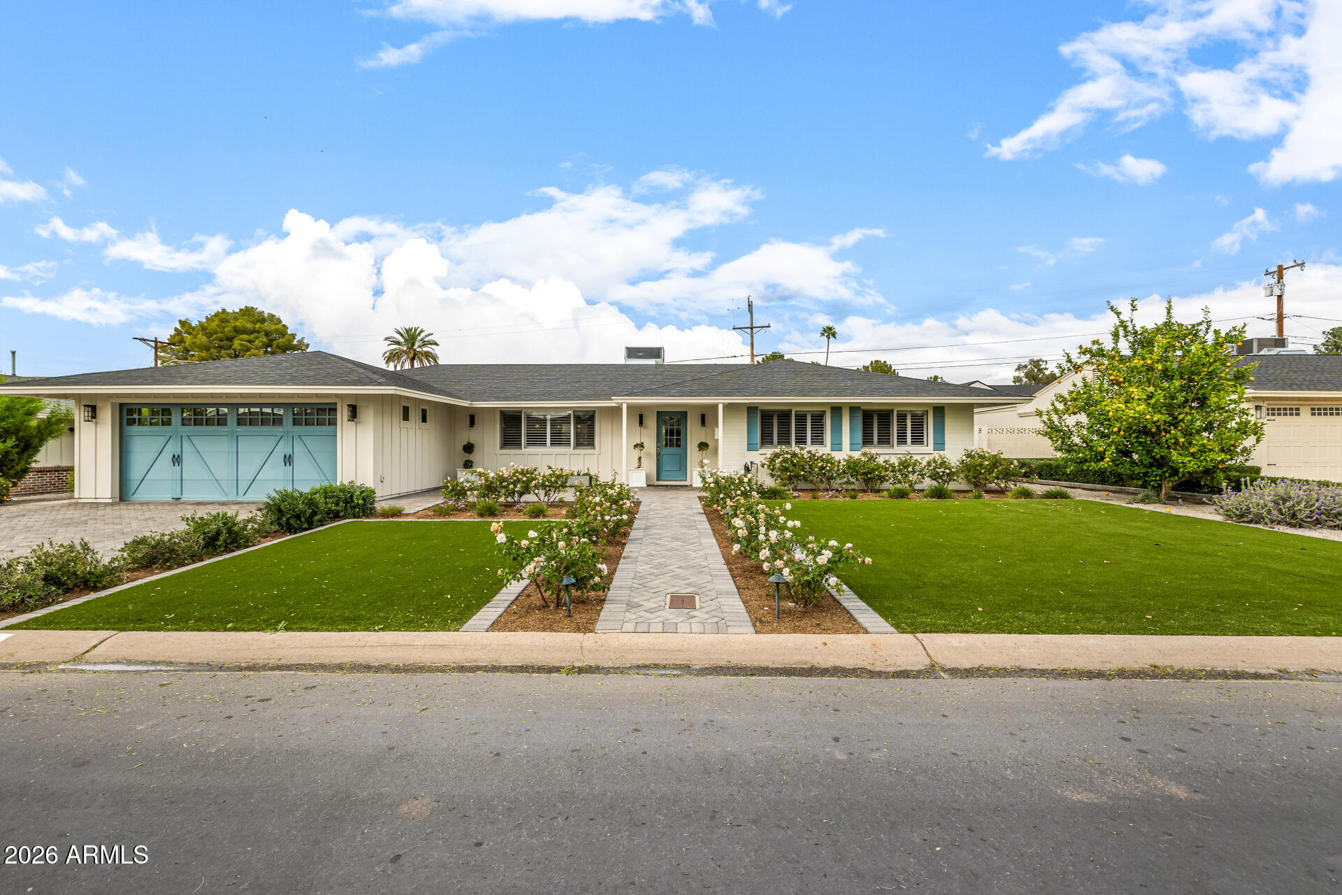 4010 East Coolidge Street Phoenix, AZ 85018 - Photo 9 of 82 front view of house with a yard