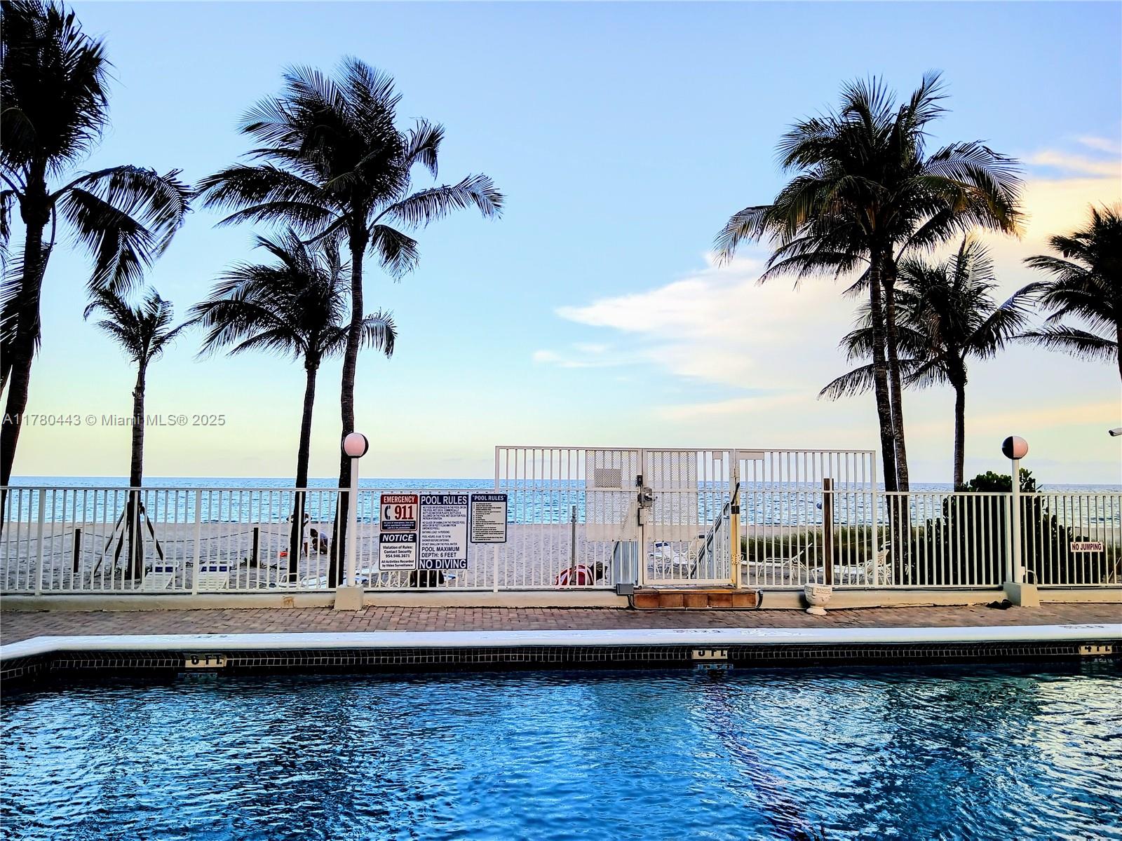 1000 South Ocean Boulevard, Unit 10E Pompano Beach, FL 33062 - Photo 11 of 64 a view of ocean with boats and palm trees