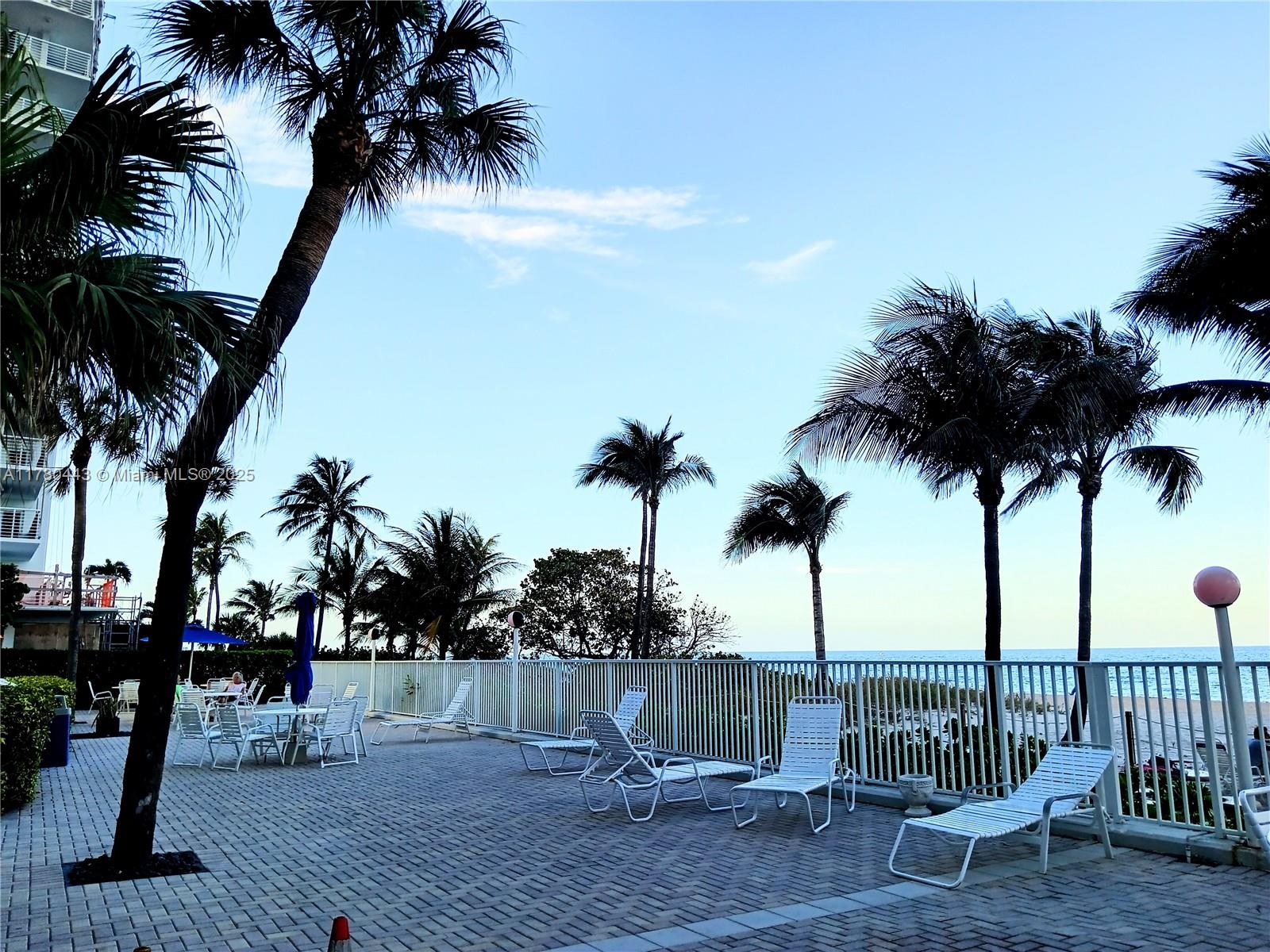 1000 South Ocean Boulevard, Unit 10E Pompano Beach, FL 33062 - Photo 7 of 64 a view of outdoor space with seating area