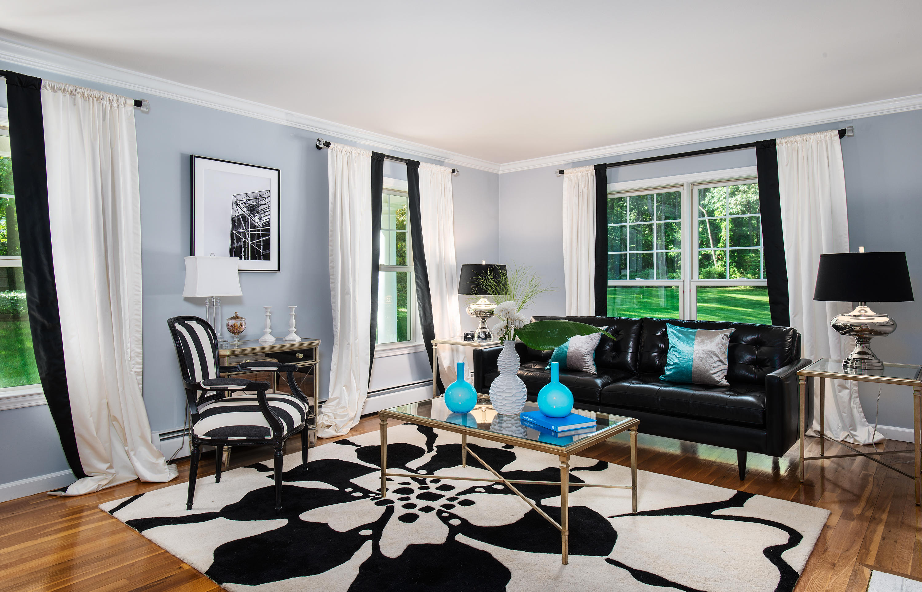 1381 Smith Ridge Road New Canaan, CT 06840 - Photo 8 of 35 a living room with furniture and a window