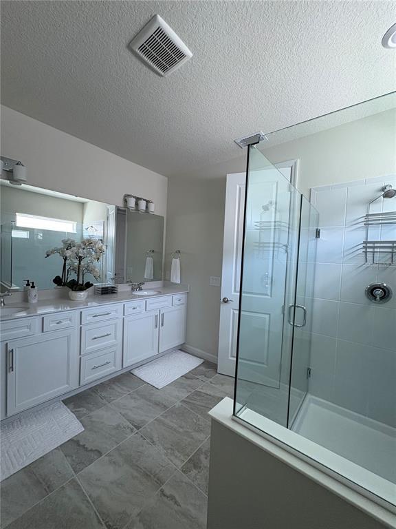8243 Fenton Street Orlando, FL 32836 - Photo 29 of 35 a bathroom with a shower sink and mirror