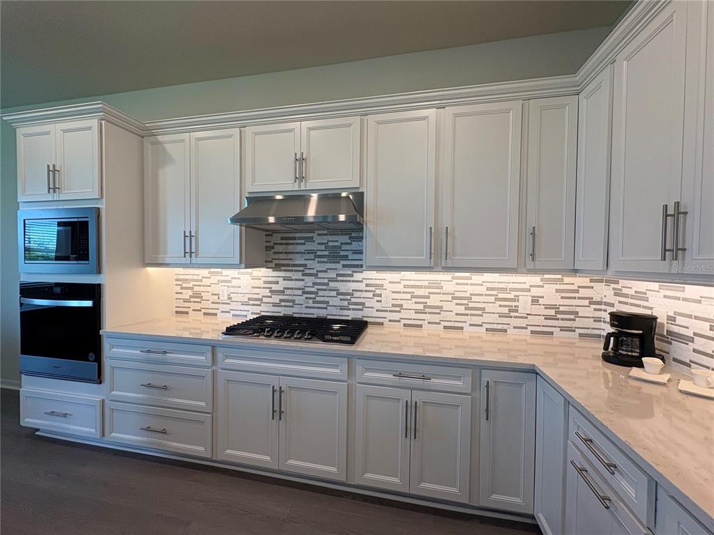 8243 Fenton Street Orlando, FL 32836 - Photo 6 of 35 a kitchen with granite countertop cabinets and stove