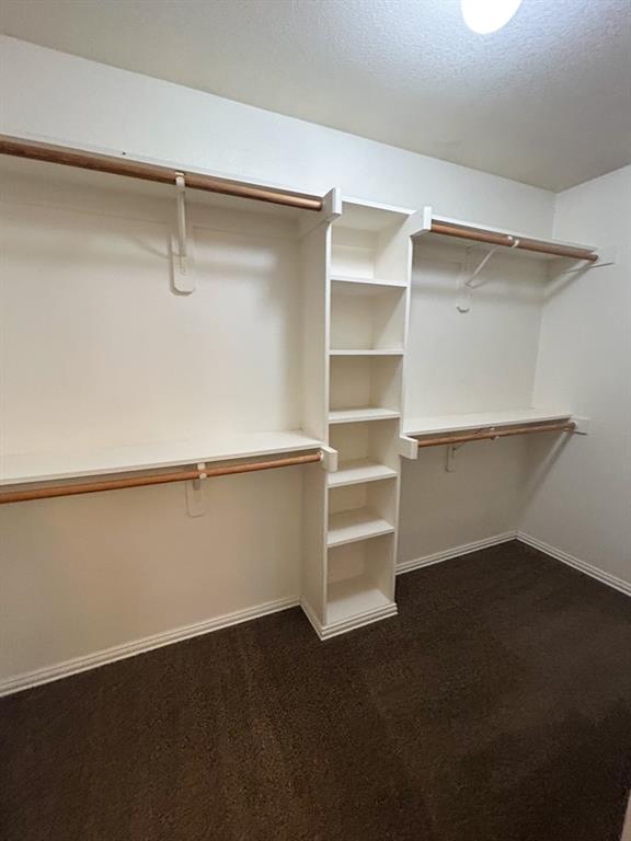1010 Turkey Creek Court, Unit B Bridgeport, TX 76426 - Photo 10 of 10 a view of walk in closet with empty racks