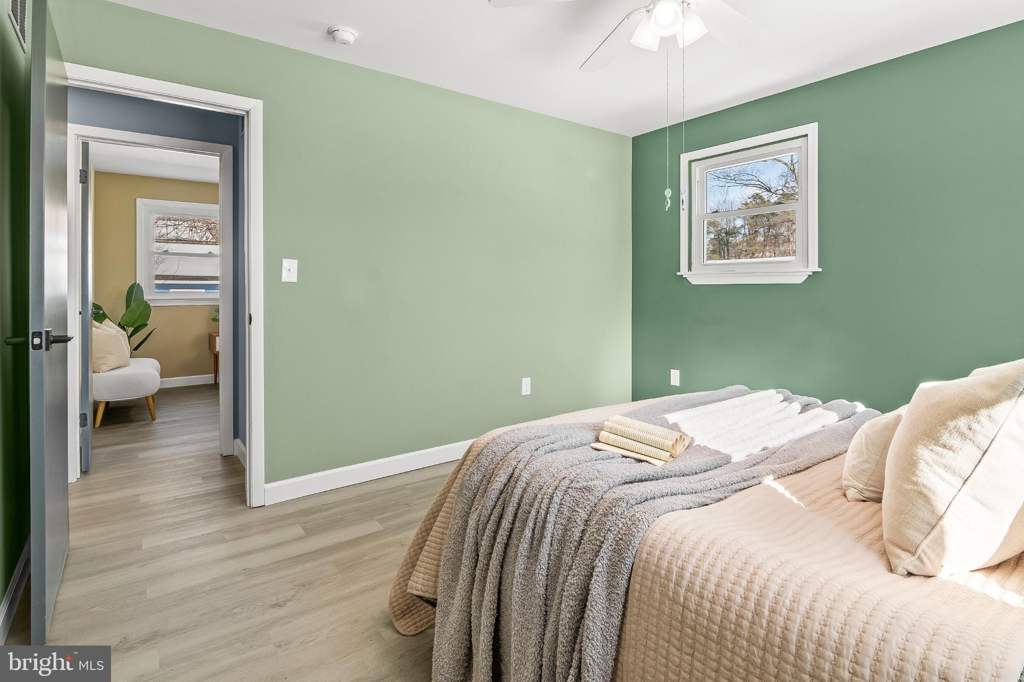 1402 Valley Creek Road Severn, MD 21144 - Photo 34 of 46 Master Bedroom With Two Tone Paint