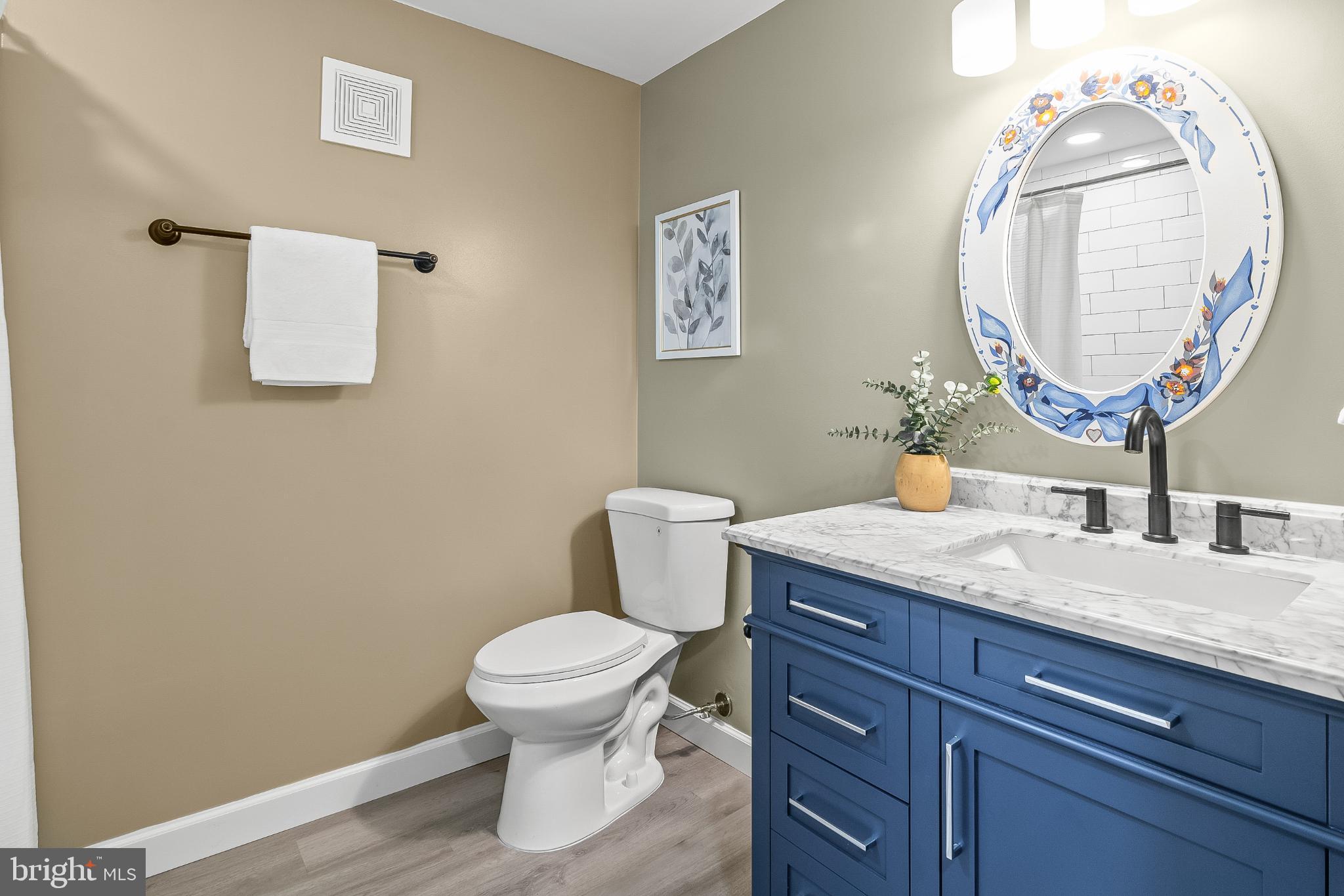 1402 Valley Creek Road Severn, MD 21144 - Photo 39 of 46 Second Full Bath. New Vanity Mirror And Toilet