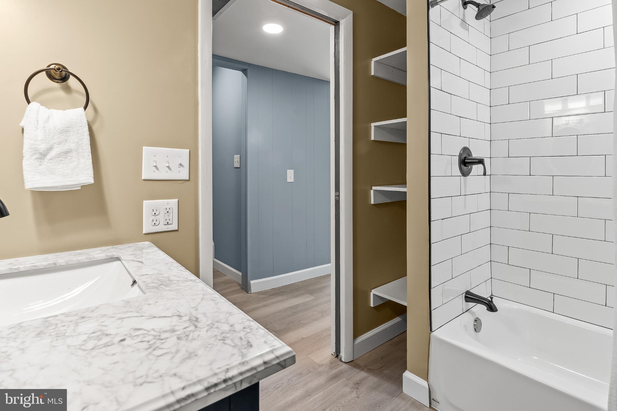 1402 Valley Creek Road Severn, MD 21144 - Photo 40 of 46 Second Bathroom. New Tub Shower And Fixtures