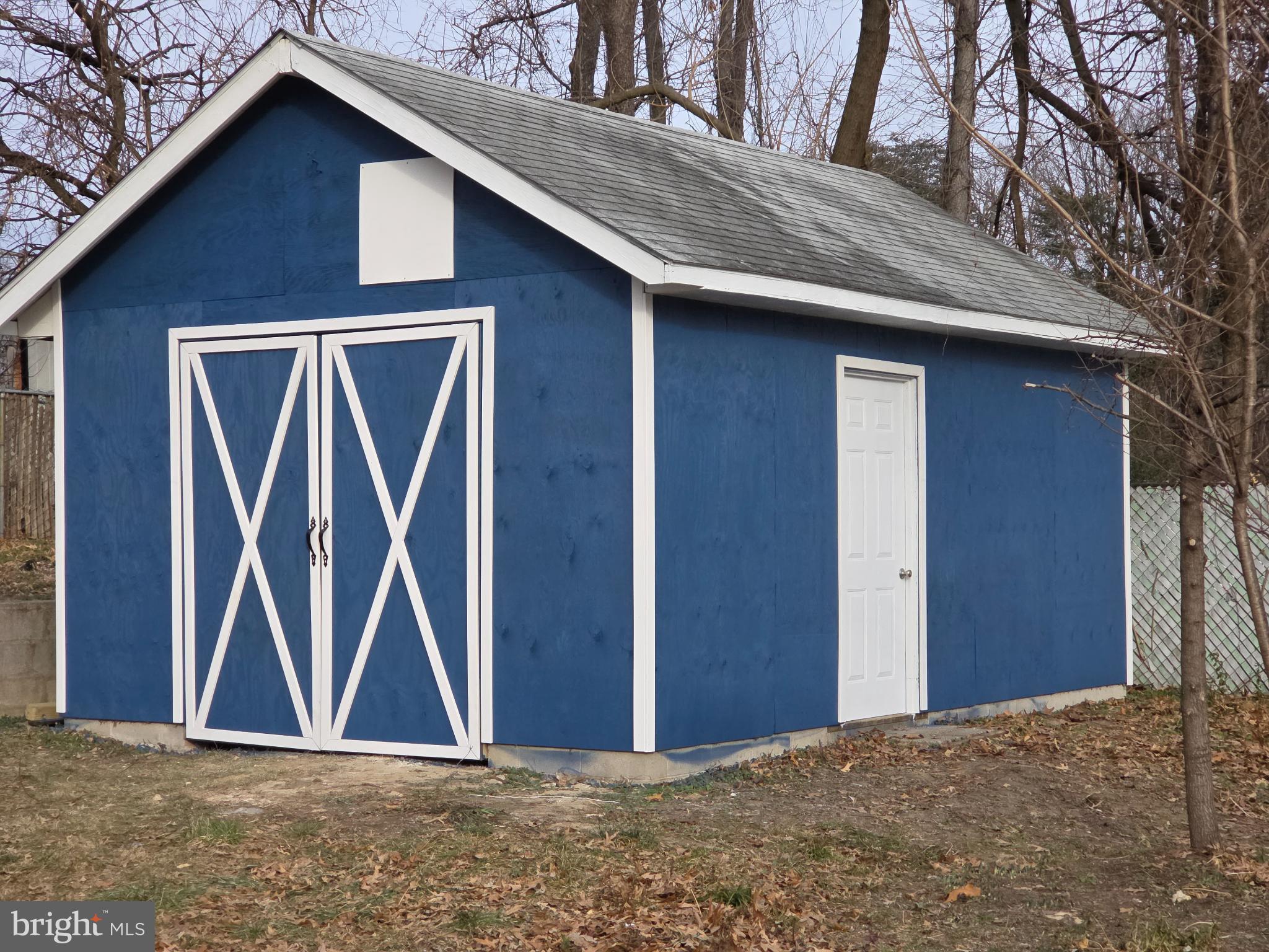 1402 Valley Creek Road Severn, MD 21144 - Photo 46 of 46 Workshop With Interior Lighting, Insulation, AC