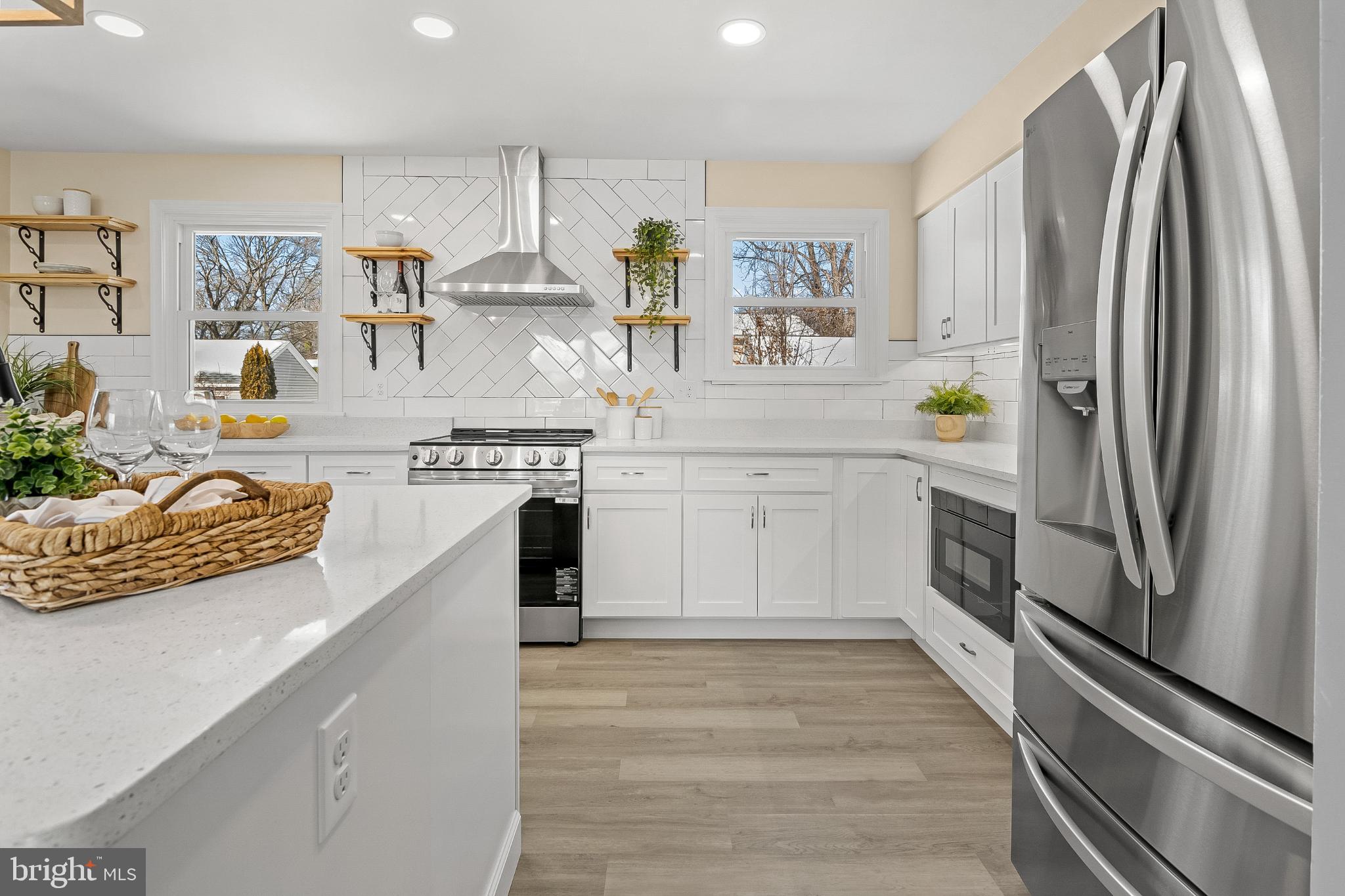 1402 Valley Creek Road Severn, MD 21144 - Photo 7 of 46 Range Hood With Six Handmade Shelves