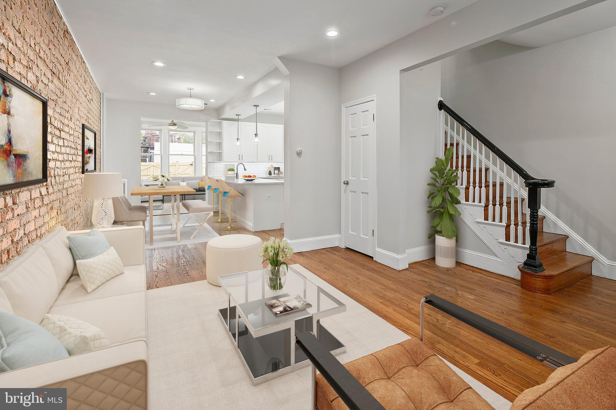 228 17th Street Northeast Washington, DC 20002 - Photo 6 of 31 Open concept main level