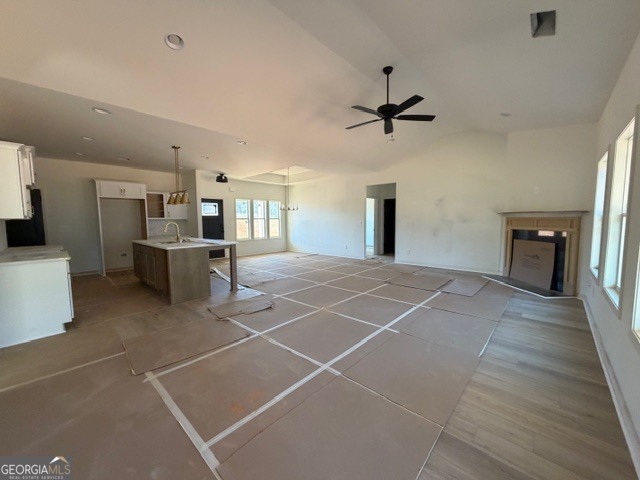 226 Robert Williams Road Pine Mountain, GA 31822 - Photo 16 of 34 a view of a kitchen with furniture and a ceiling fan