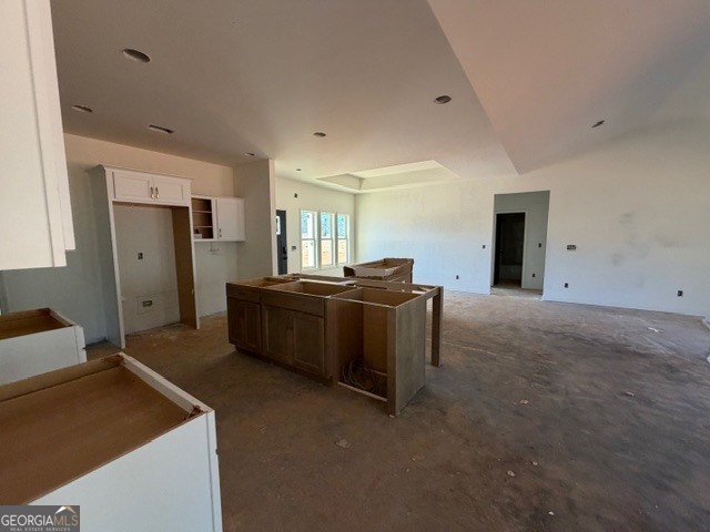 226 Robert Williams Road Pine Mountain, GA 31822 - Photo 5 of 34 a kitchen with stainless steel appliances kitchen island granite countertop a refrigerator and a sink