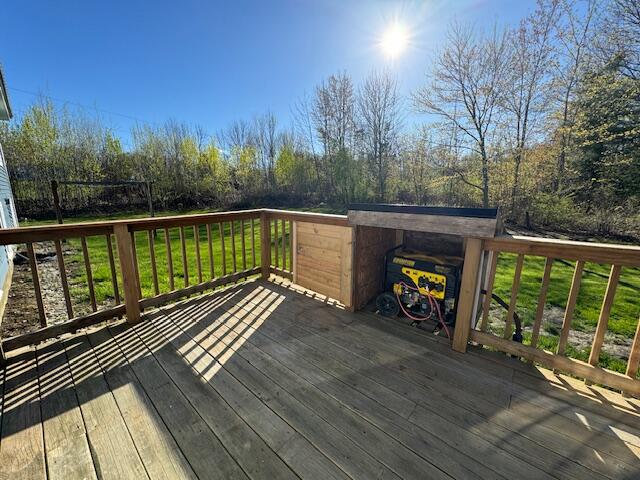 235 Troy Road Detroit, ME 04929 - Photo 20 of 25 #18- back deck wtih place for generator