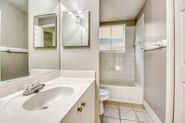 a view of porch with a small yard