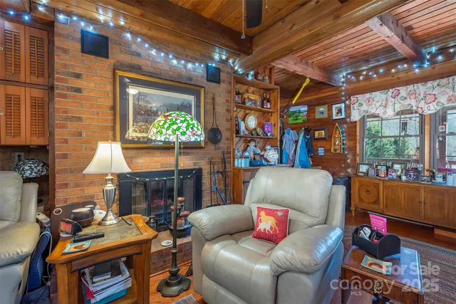 a outdoor living space with patio furniture and a potted plant