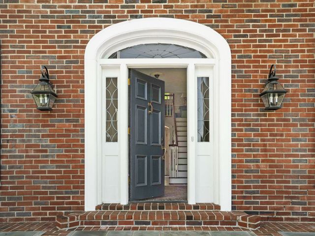 a view of a brick house