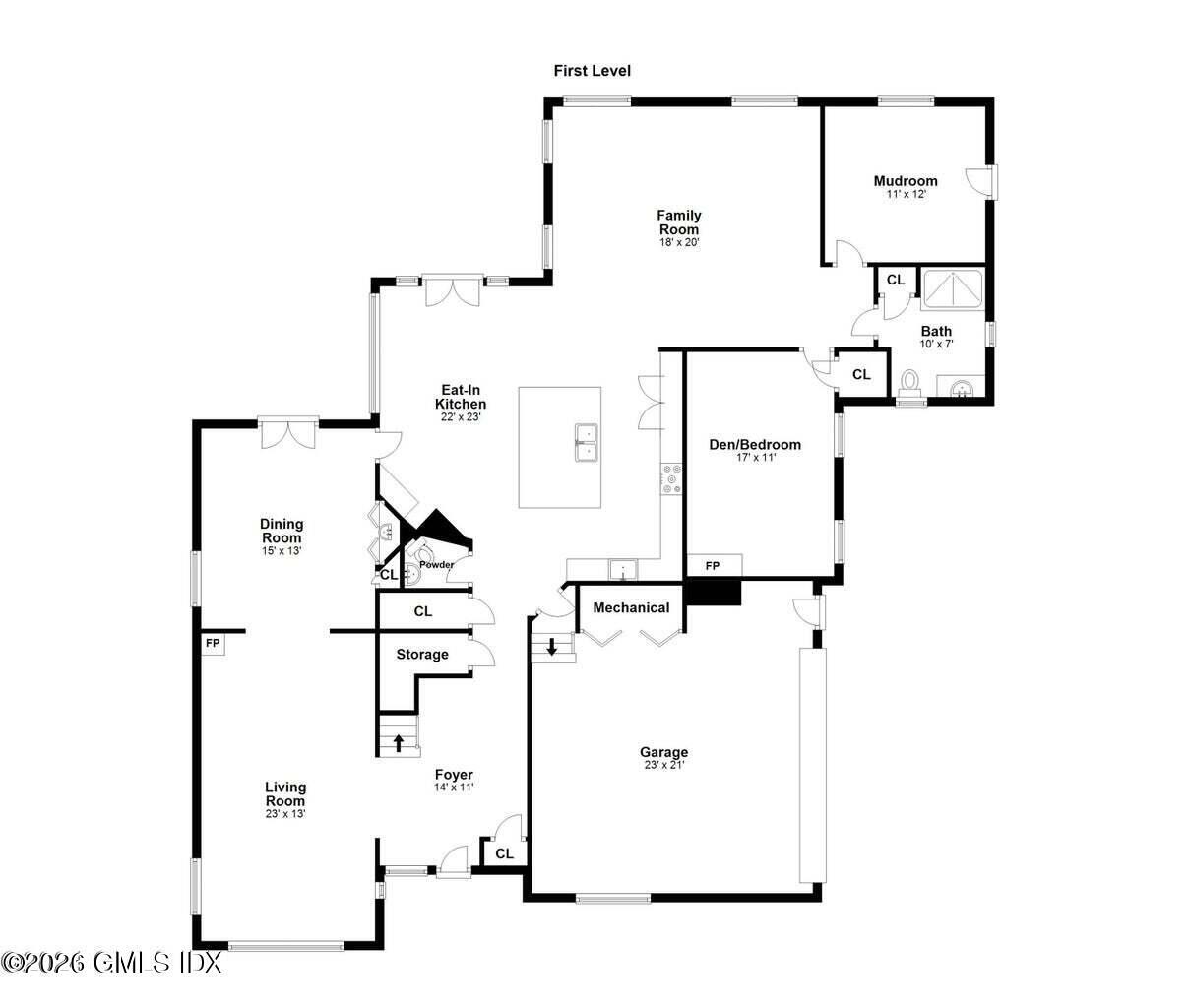 145 R Shore Road Old Greenwich, CT 06870 - Photo 34 of 41 a picture of floor plan