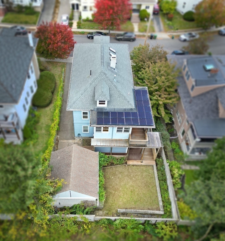 172 Maplewood Street Watertown, MA 02472 - Photo 34 of 42 an aerial view of a house with swimming pool