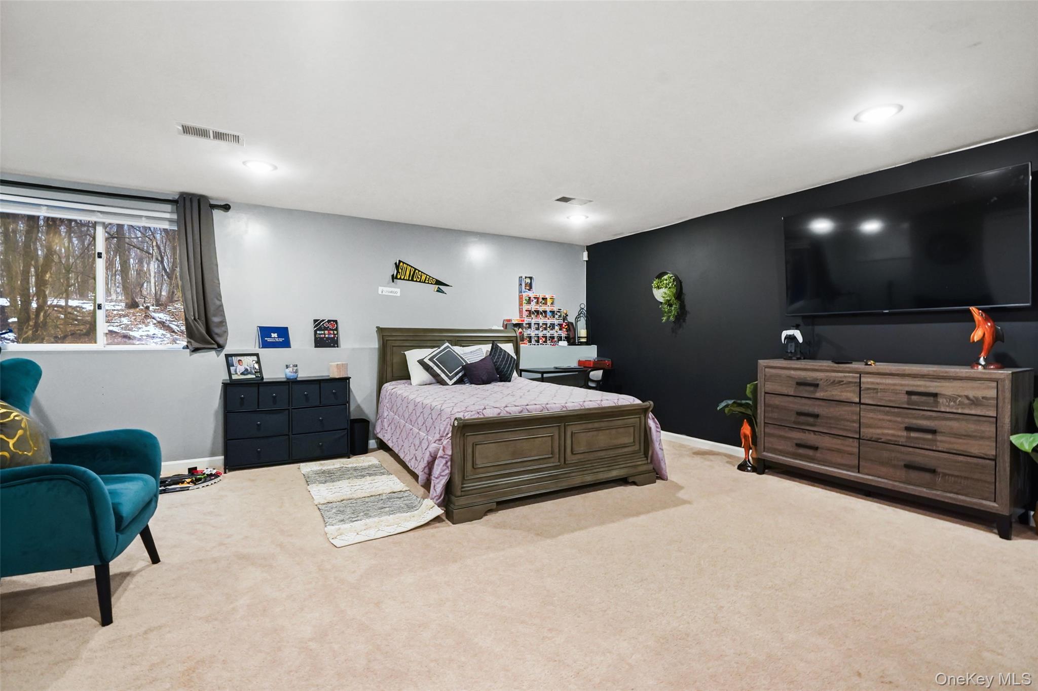 28 Magnolia Pk Road Middletown, NY 10940 - Photo 24 of 25 a spacious bedroom with a bed and a flat screen television