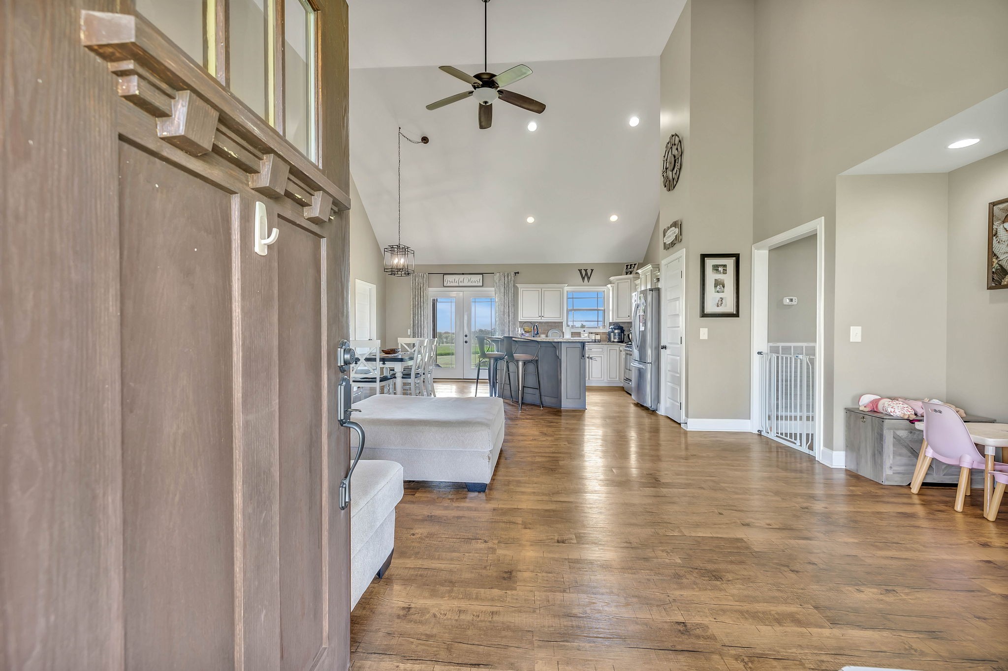 8087 Dunn Road Cedar Hill, TN 37032 - Photo 6 of 33 a view of a living room and kitchen view