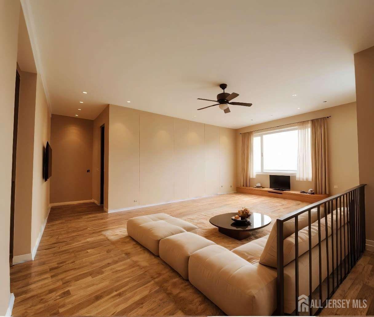 50 Fox Road, Unit 8B Edison, NJ 08817 - Photo 8 of 35 a living room with furniture and a chandelier
