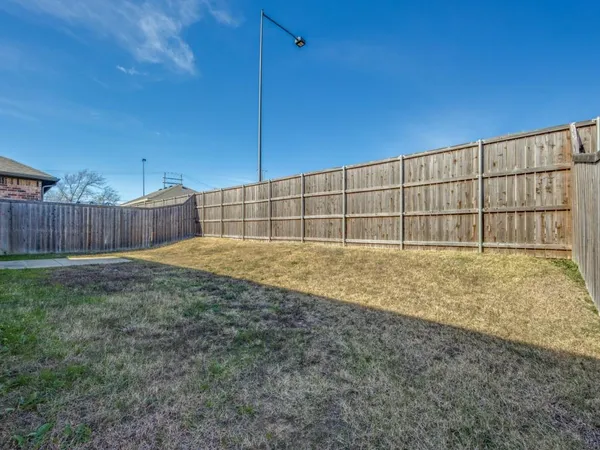 a view of wooden fence