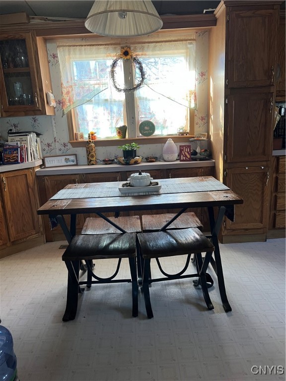 1218 Hard Point Road Conquest, NY 13140 - Photo 3 of 45 Dining area off kitchen with plenty of cupboards.