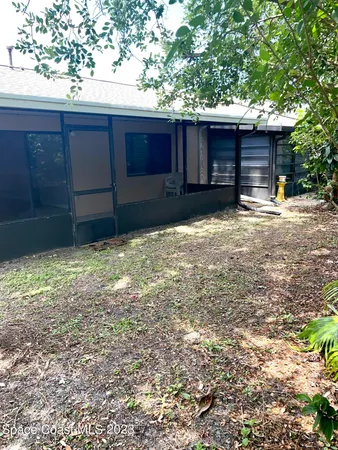 a house with a yard