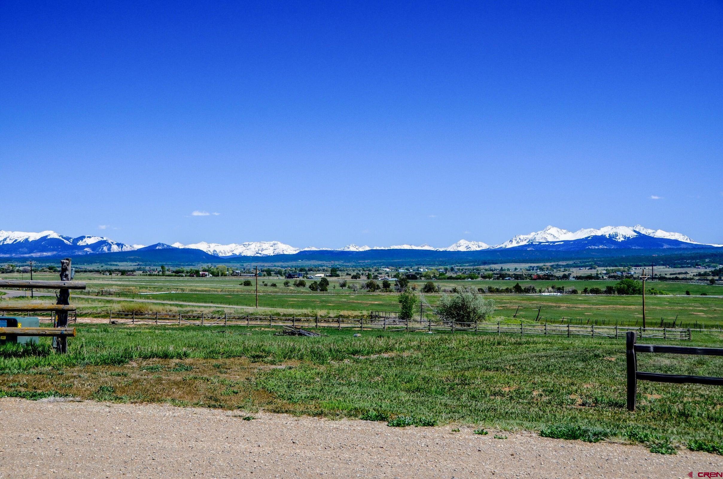 a view of a big yard next to a yard