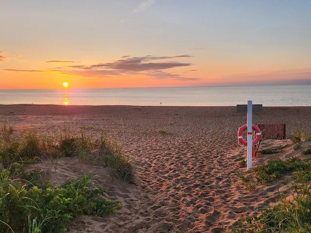 a view of a lake with a mountain