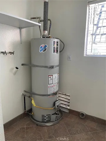 a view of water heater room