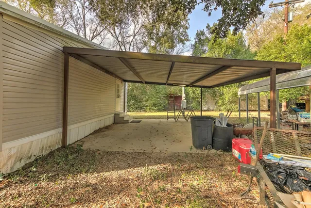 a view of outdoor space and porch