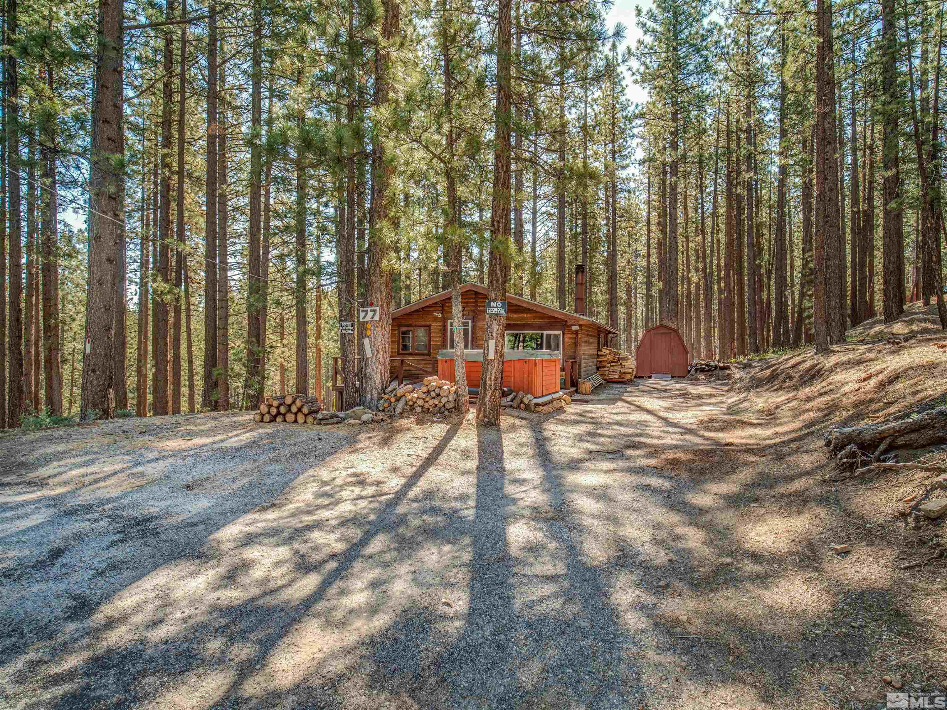 77 Ox Bow Markleeville, CA 96120 - Photo 9 of 33 a view of a outdoor space with trees