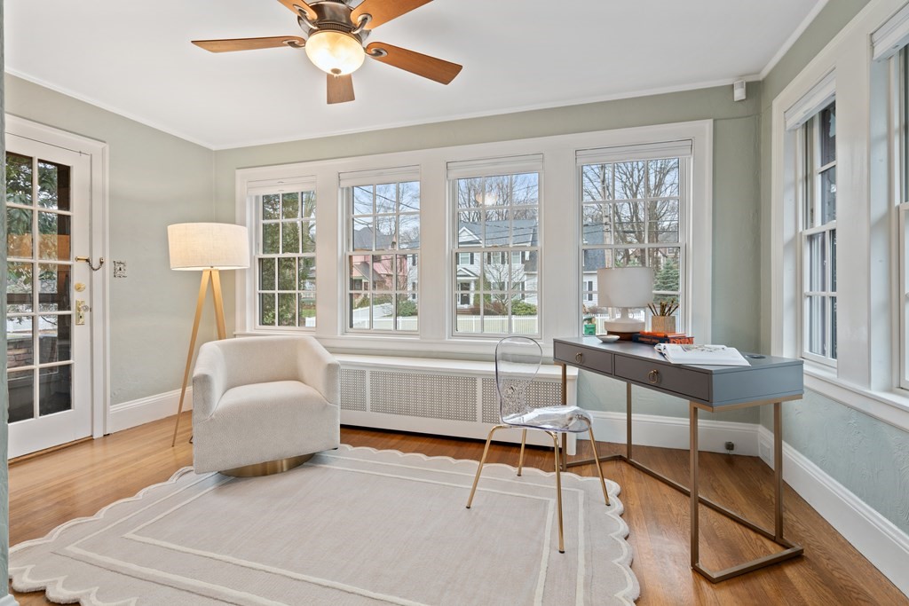 7 Stanley Road Newton, MA 02468 - Photo 5 of 18 a living room with furniture and a window