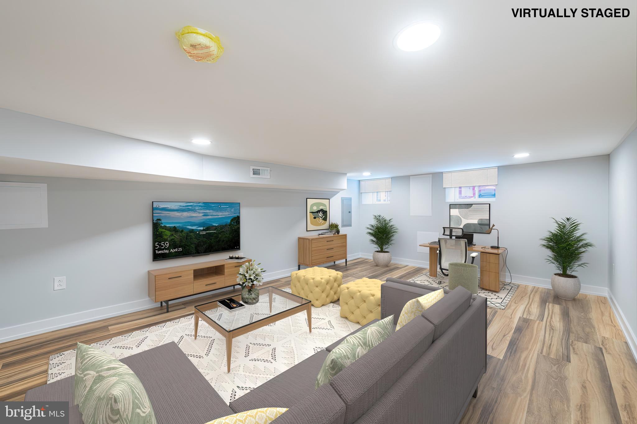 611 Tasker Street Philadelphia, PA 19148 - Photo 28 of 33 Lower Level - Virtually Staged