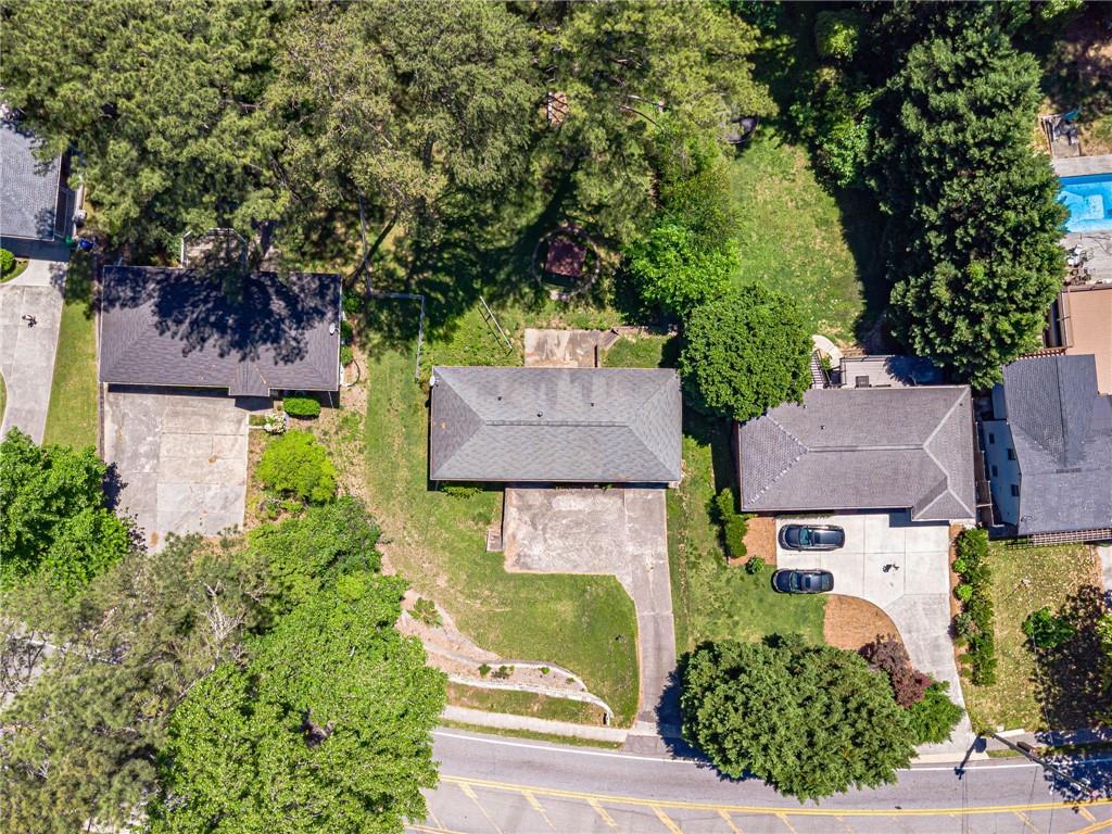 1502 North Druid Hills Road Brookhaven, GA 30319 - Photo 4 of 46 an aerial view of multiple house