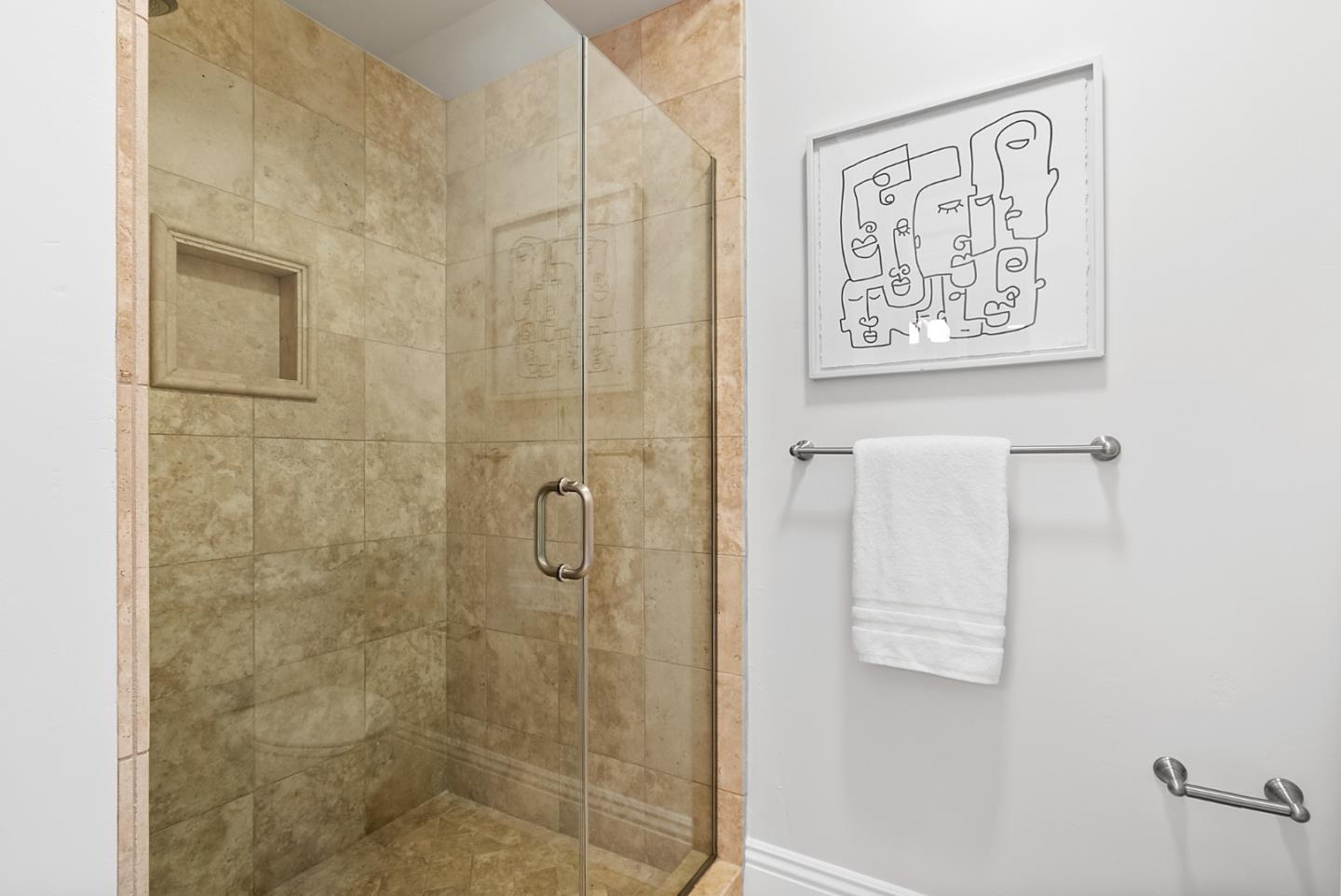 21190 Canyon Oak Way Cupertino, CA 95014 - Photo 34 of 72 a bathroom with a shower