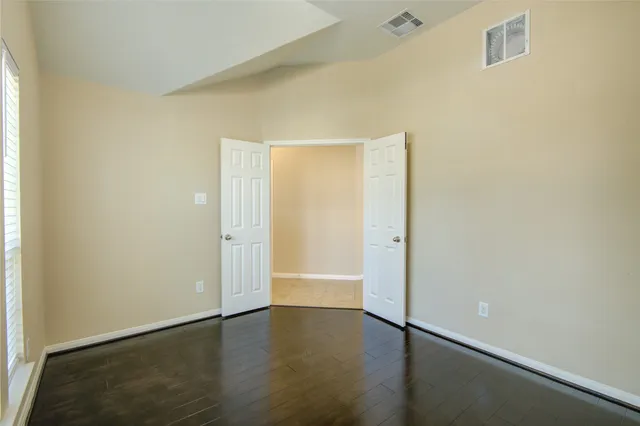 a view of an empty room