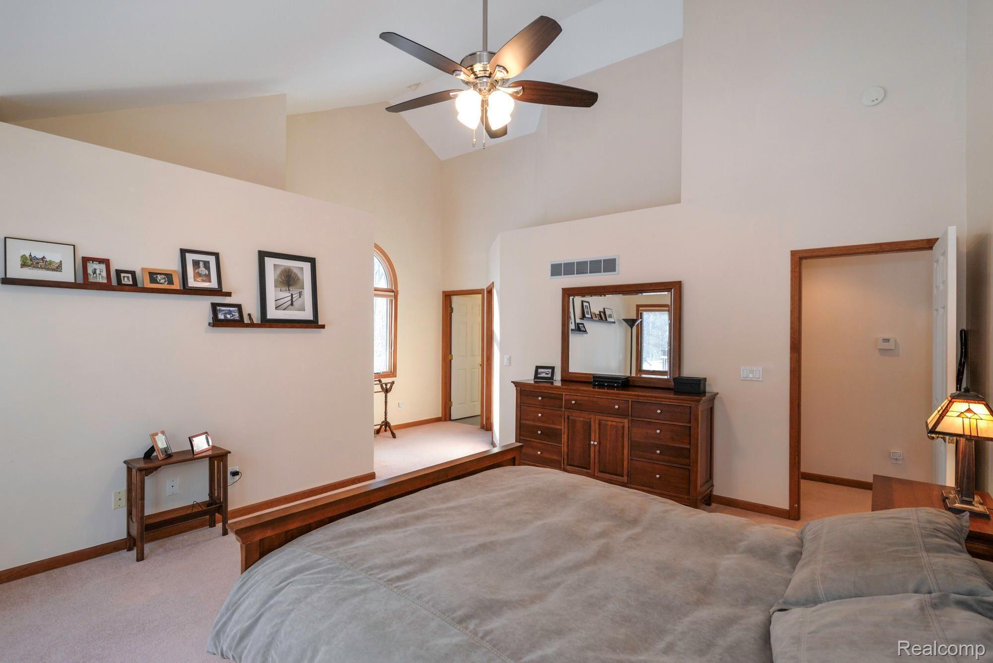 7844 Winans Lake Road Brighton, MI 48116 - Photo 16 of 38 Master Bedroom with Incredible Architectural Characteristics