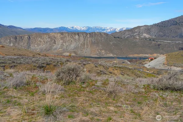 a view of a lake from a mountain