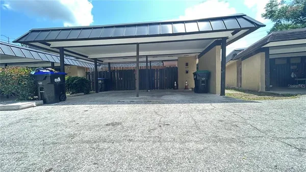 a view of a car garage
