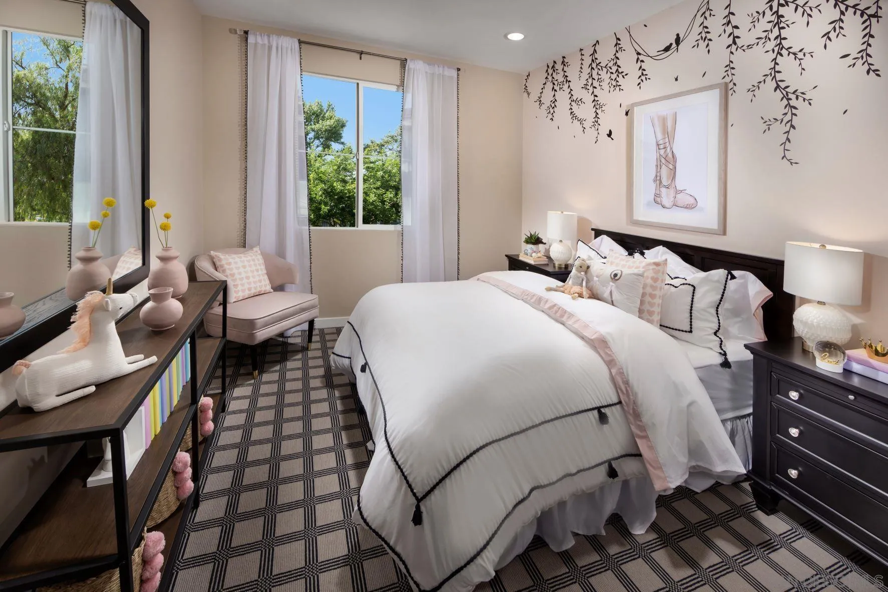 13084 Olympus Circle, Unit 3 Poway, CA 92064 - Photo 6 of 11 a bedroom with a bed and wooden floor