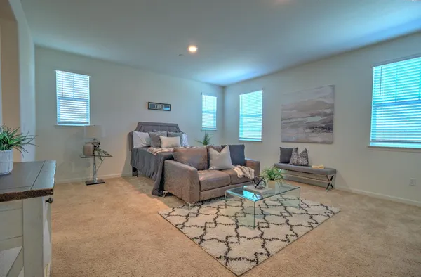 a bed room with a bed and a television